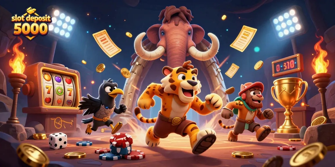 Experience thrilling action at the slot deposit 5000 online casino with vibrant elements and engaging gameplay.