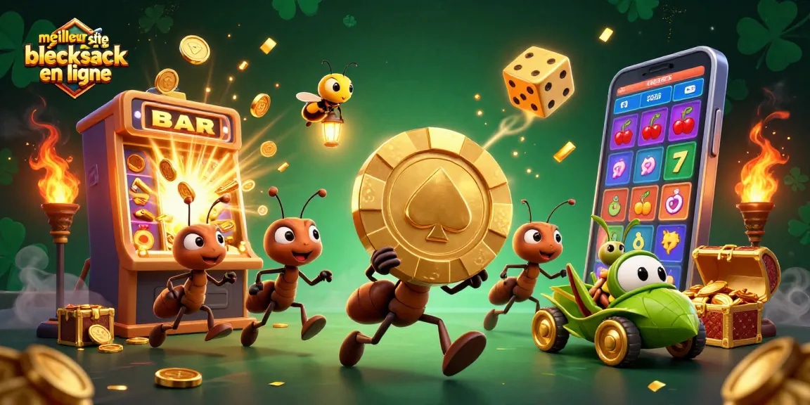 Profitez de l'excitation du meilleur site blackjack en ligne avec des personnages animés et des effets de jackpot.