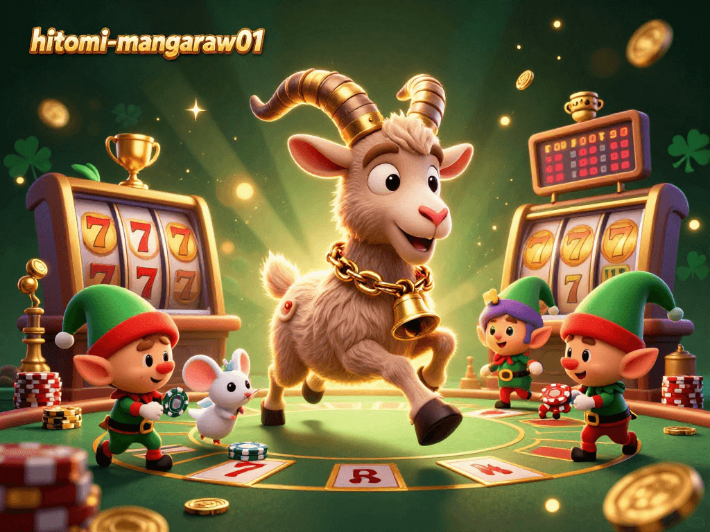 Win big with hitomi-mangaraw01 in a vibrant casino scene filled with luck and excitement.