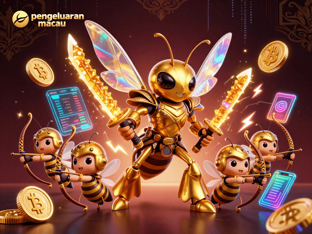 Analyze pengeluaran macau effectively with our illustrated casino strategy featuring dynamic characters and vibrant elements.
