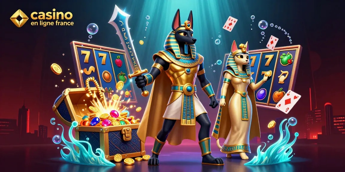 Jouez au casino en ligne France et découvrez des machines à sous et des trésors des anciens Égyptiens.