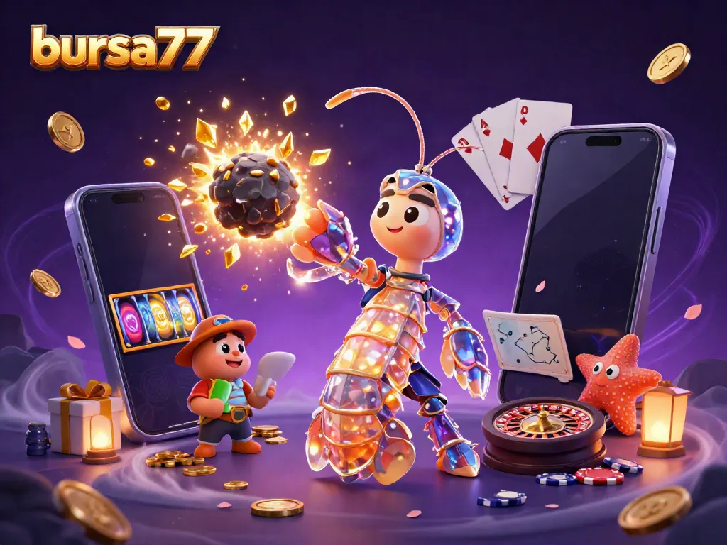 Menggenggam peluang dengan bursa777, simbol-simbol dan suasana permainan slot yang menakjubkan.