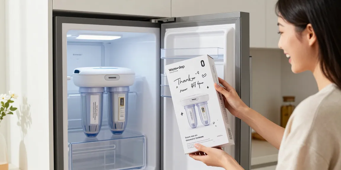 Waterdrop Plus RPWF Refrigerator Water Filter - online shopping review for e-commerce platforms with great product showcases