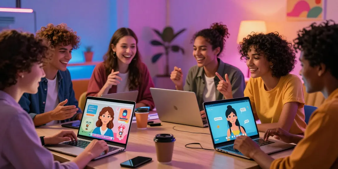 Interactive NSFW AI conversations with diverse users exploring digital companionship.