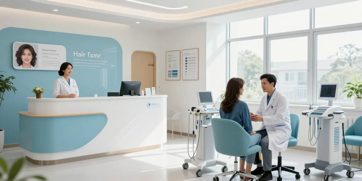 Hair transplant turkey consultation at a modern healthcare facility, showcasing patient care and expert medical services.