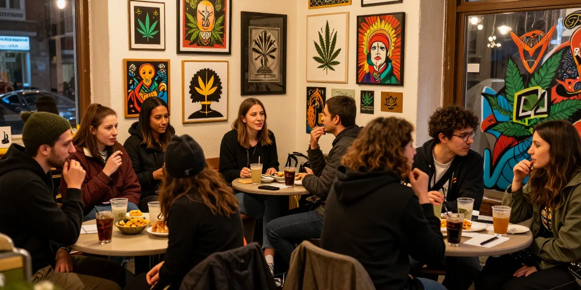 Where Can I Get Marijuana In Istanbul, Turkey? Best Guide showing a vibrant cannabis culture event in Istanbul with diverse people and creative atmosphere.