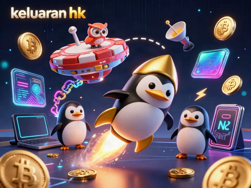 Menghadirkan keluaran hk dengan penguin emas meroket dan elemen kasino futuristik yang berwarna-warni.