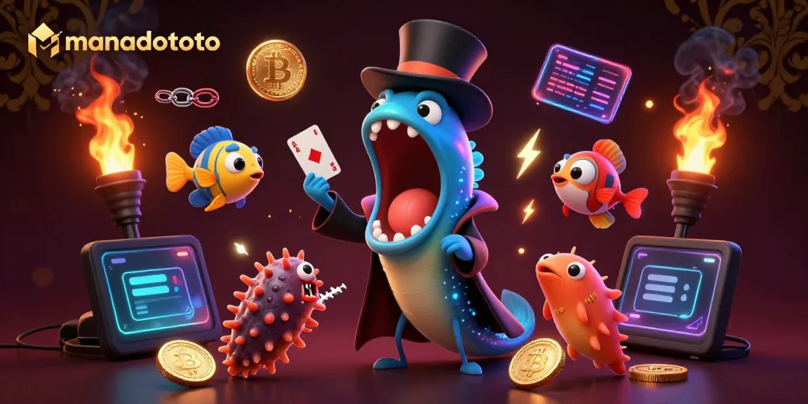 Engaging illustration showcasing manadototo's thrilling online gaming environment with dynamic characters and vibrant gaming elements.
