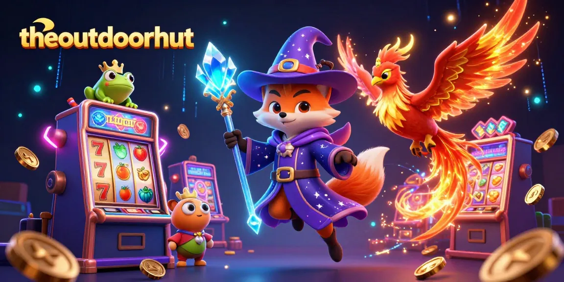 Engage with thrilling slots at theoutdoorhut featuring a magical wizard fox and vibrant game elements.