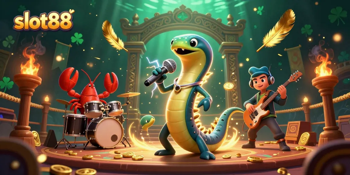 Experience the excitement of slot88 with vibrant underwater casino entertainment featuring dynamic characters.
