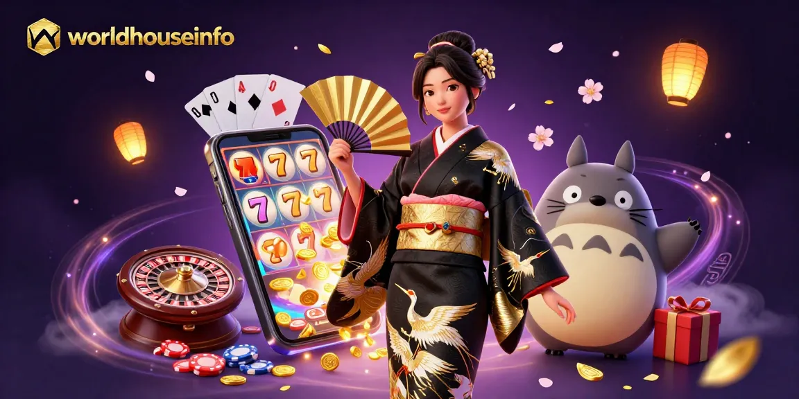 Experience exciting gameplay with worldhouseinfo in a vibrant 3D casino scene featuring dynamic slot games.