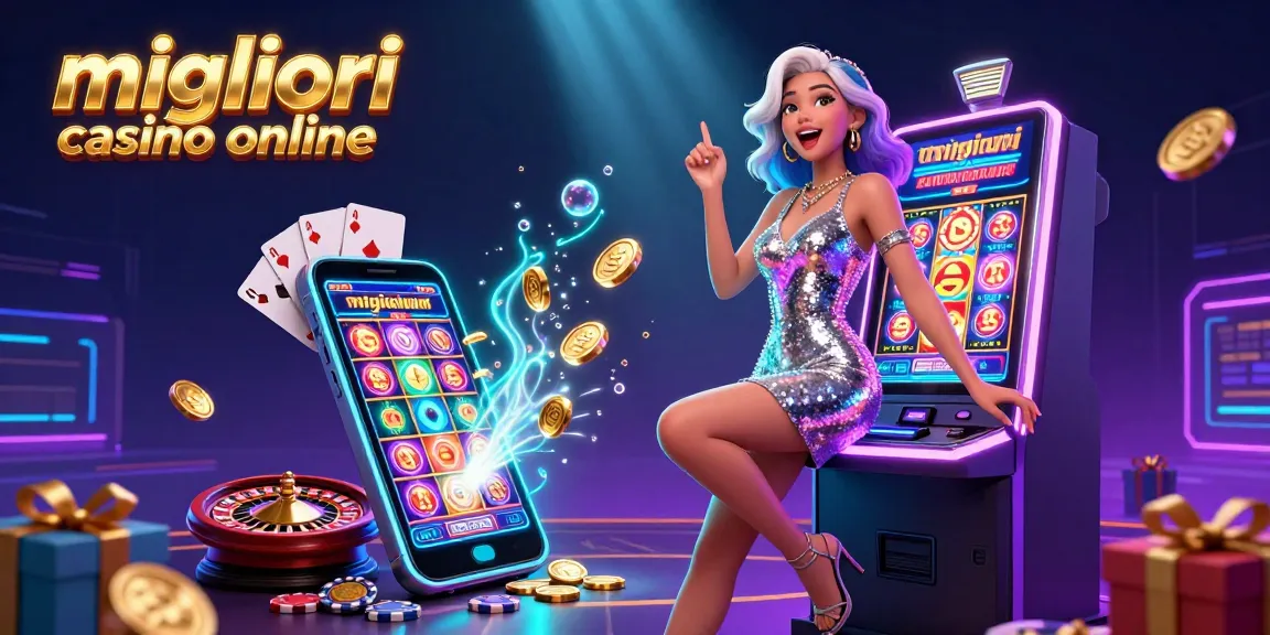 Festeggia le vittorie nei migliori casino online con una straordinaria scena 3D che mostra una celebrazione del jackpot.