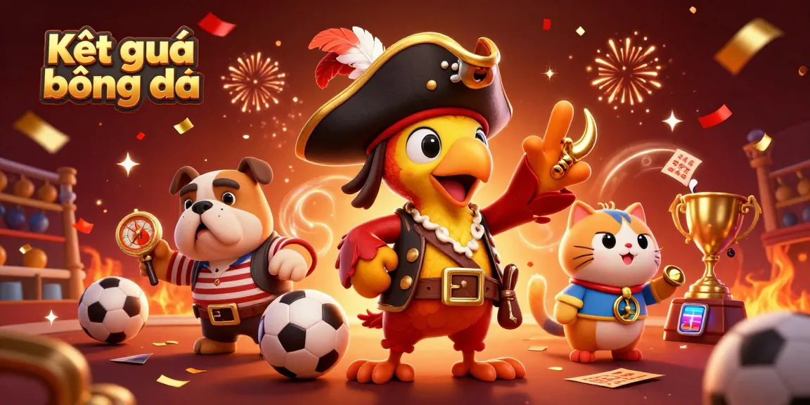Kết quả bóng đá updates ignite with dynamic sports action, showcasing lively characters and festive atmosphere.