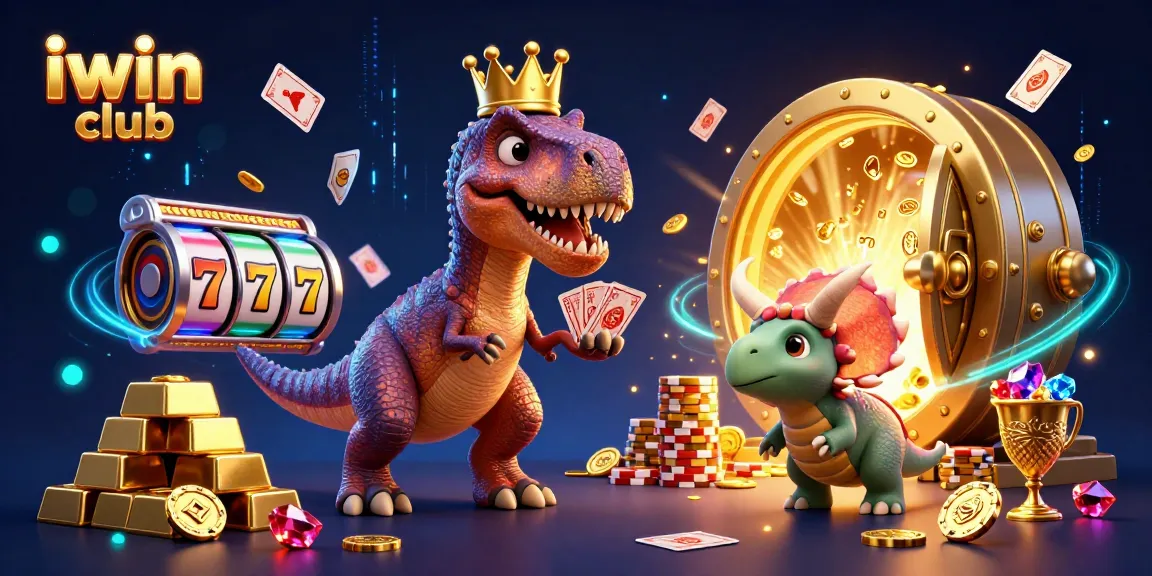 Playing engaging games at iwin club with vibrant 3D casino characters showcasing action and excitement.