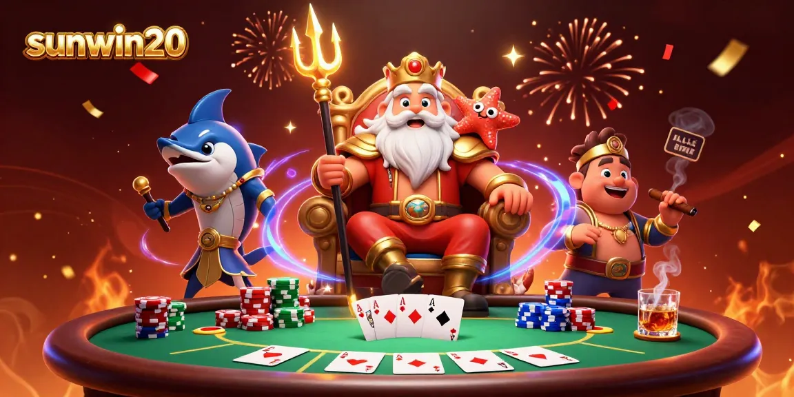 Experience thrilling play at sunwin20 with Neptune and his casino companions. Join the excitement!