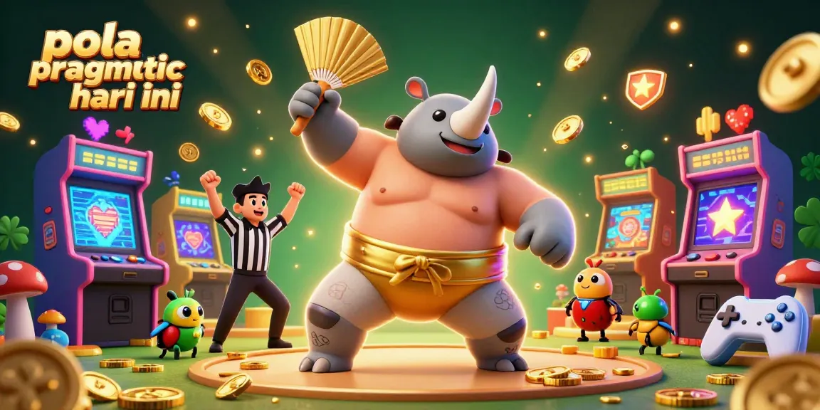 Sparkling gameplay scene featuring pola pragmatic hari ini with a beetle champion surrounded by vibrant slot game elements.